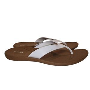 Okabashi Women's Flip-flop Sandals White Sz 11